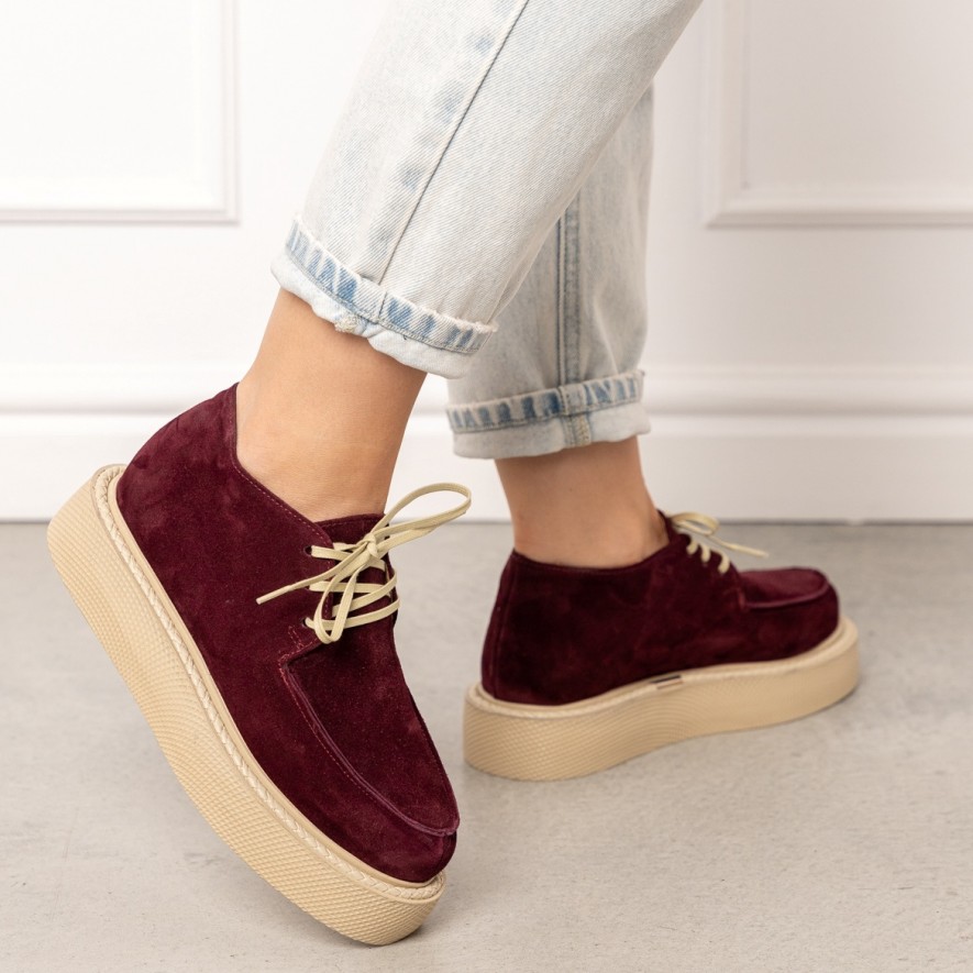    Pantofi - .Loro - Dark Cherry